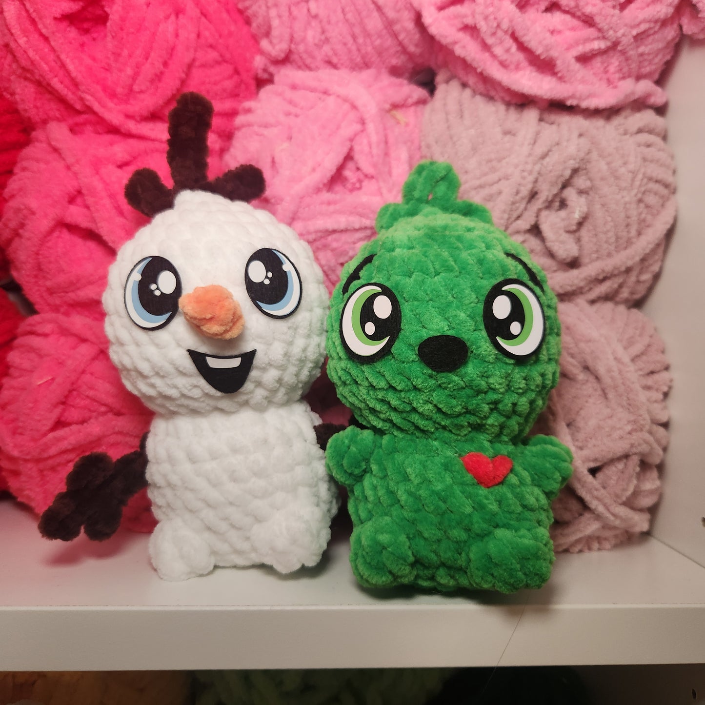 Mini Green Grump and Mini Snowman BUNDLE *Not a Physical Product