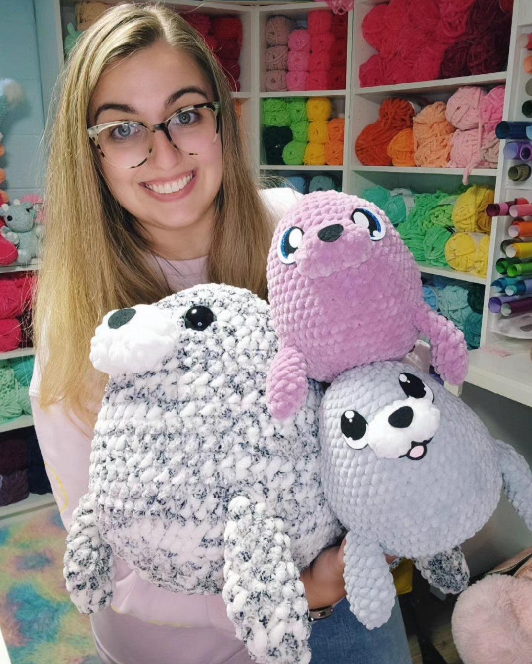 Seal Crochet Pattern, NOT A FINISHED ITEM
