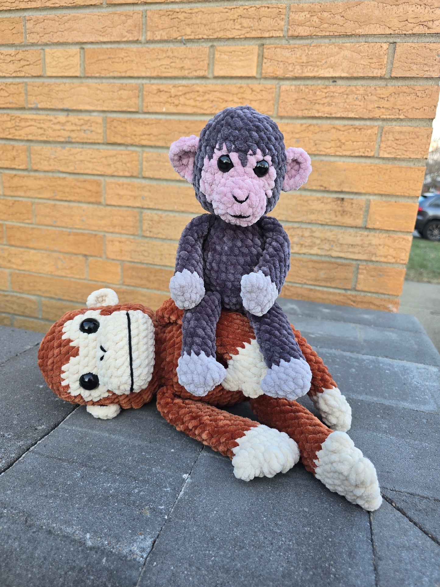 Monkey Friends pattern *Not a physical Product