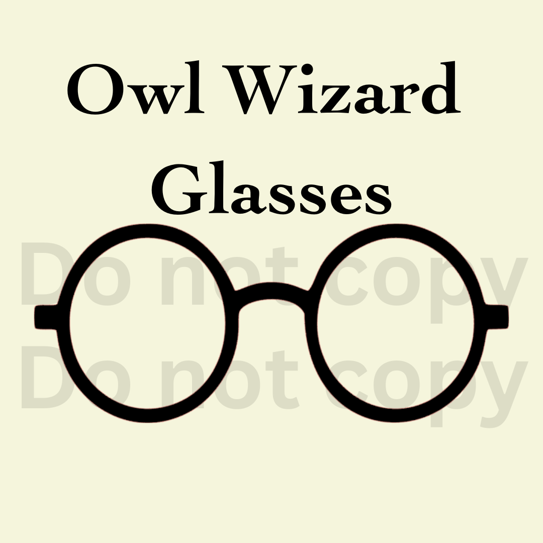 3-pack Owl Wizard Glasses