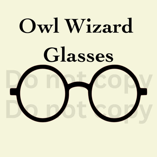 3-pack Owl Wizard Glasses
