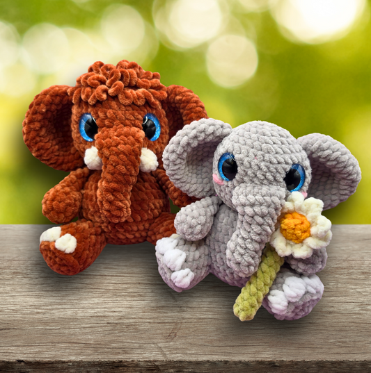 Daisy the Baby Elephant pattern *Not a physical Product