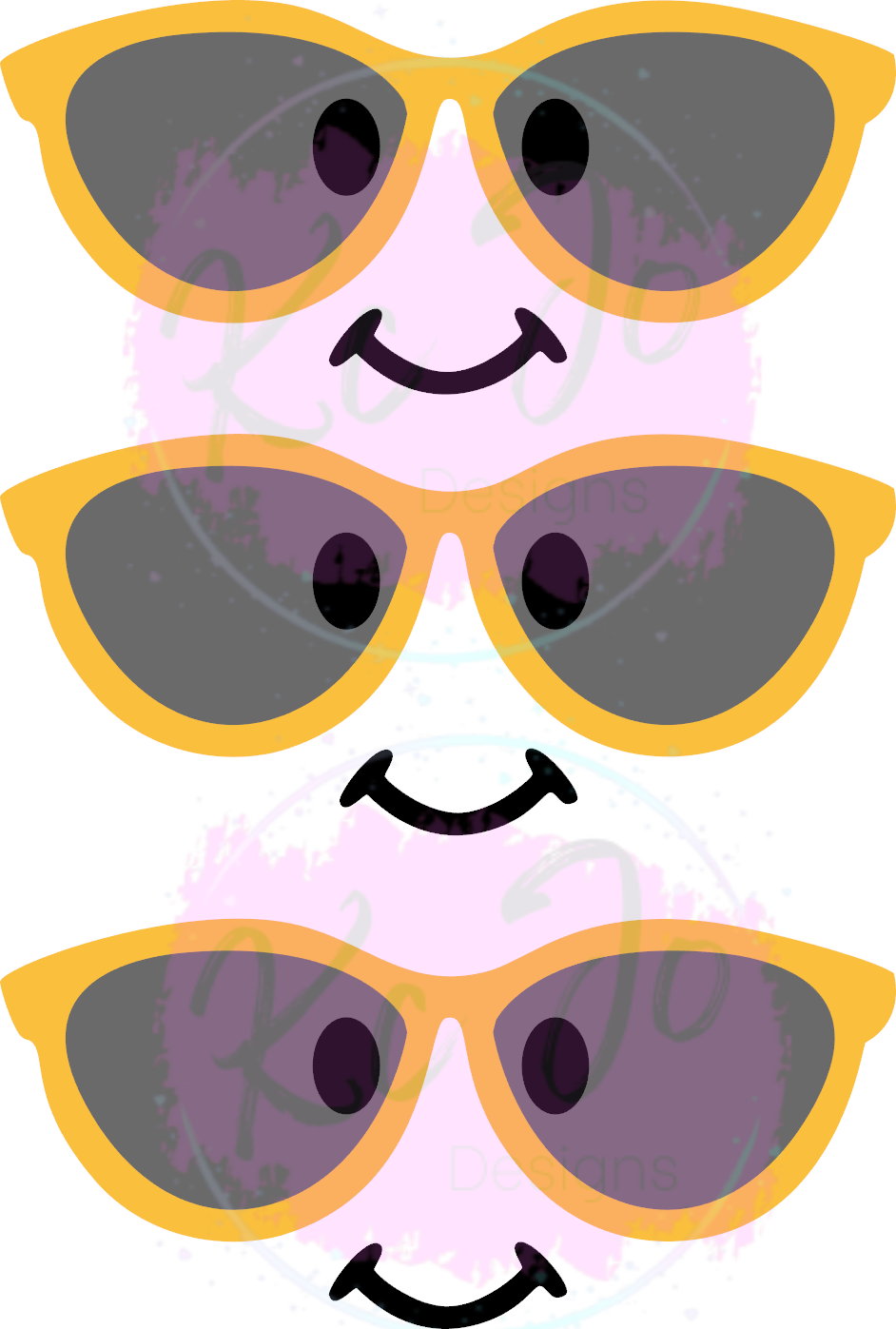 3-pack Turkey Glasses and Mouths